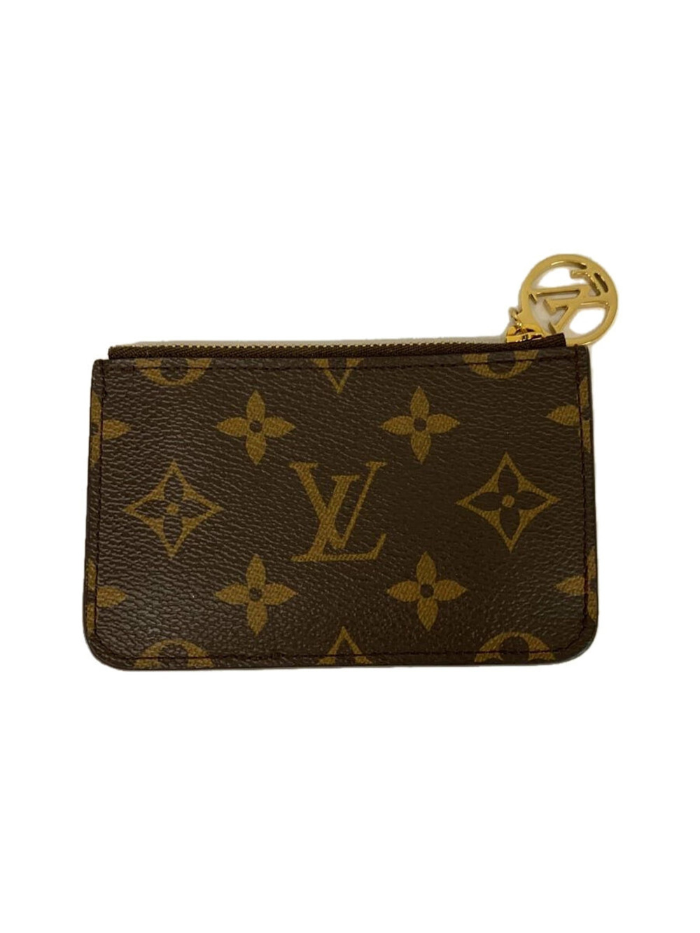 LOUIS VUITTON Porte Wallet Cartes Romy Card Case Wallet Leather RED All over